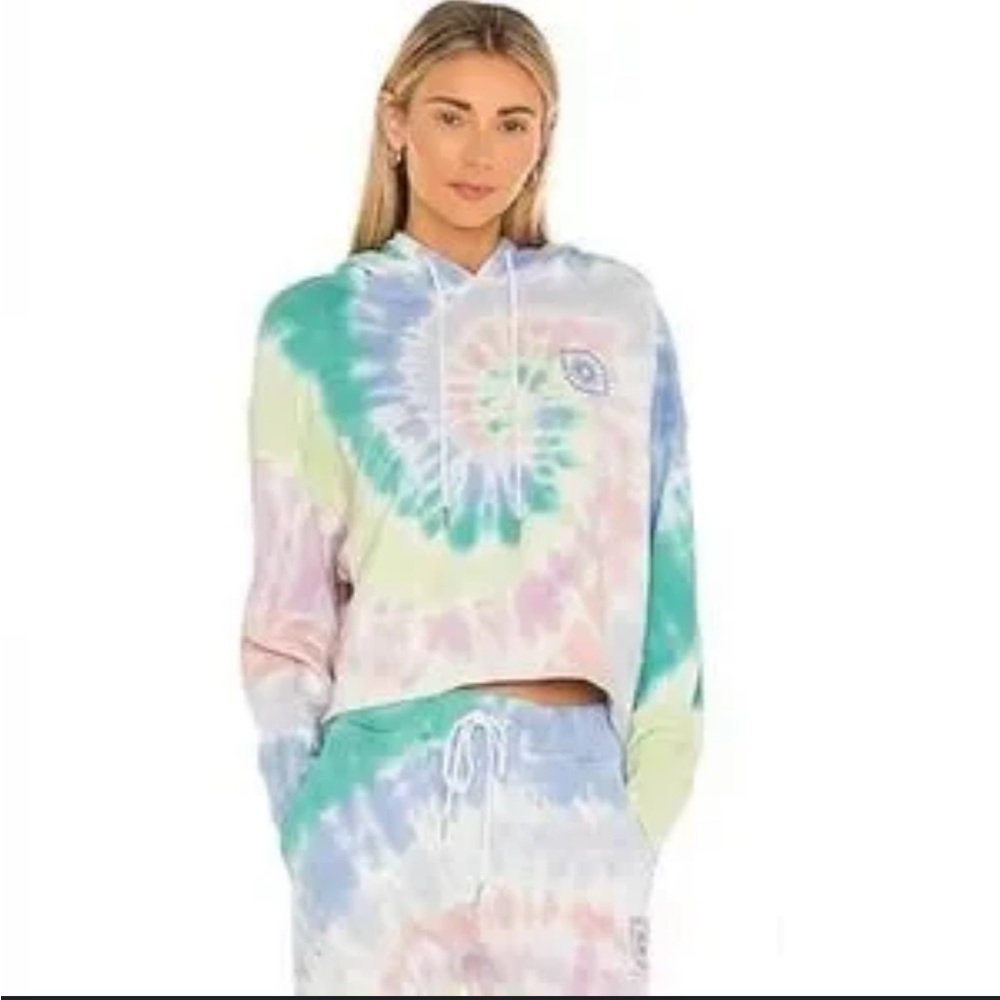 Daydreamer Tie-Dye Hoodie - Blue, Green, Purple, Orange
